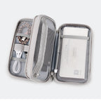 Travel Cable Organizer Bag – Waterproof Double-Layer Tech Case