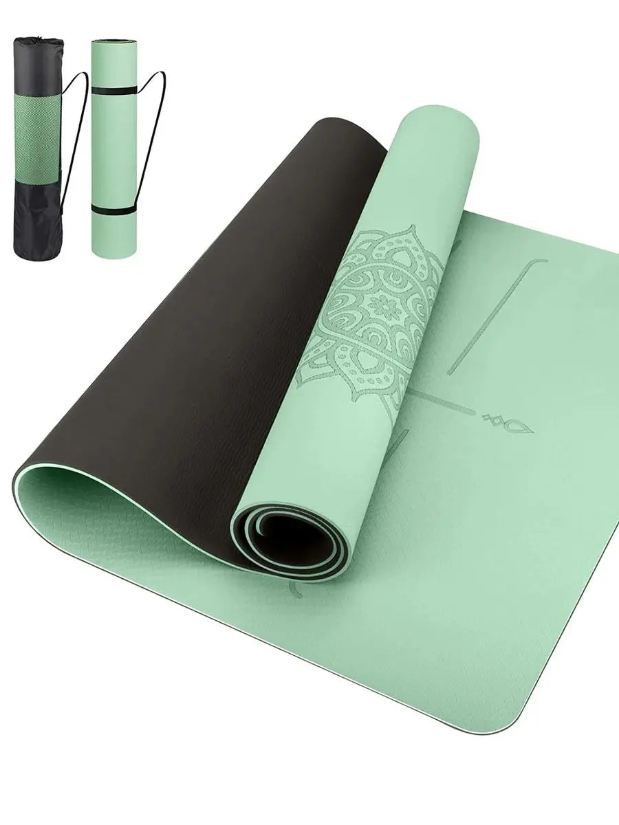 TPE Yoga Mat – 6mm Non-Slip