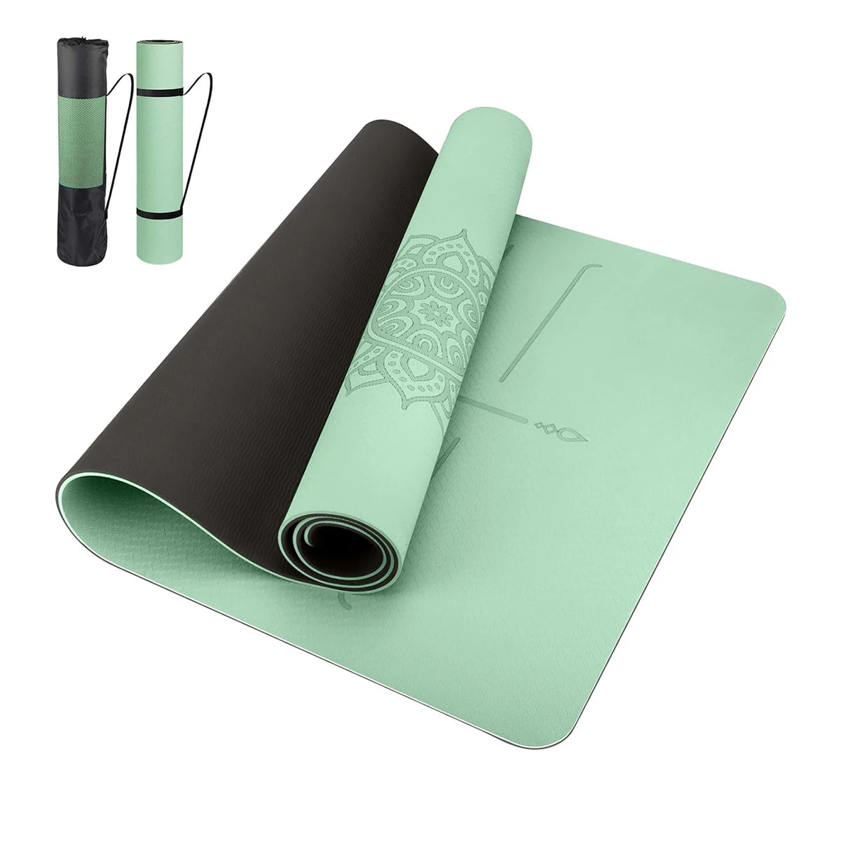 TPE Yoga Mat – 6mm Non-Slip
