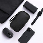 Travel Cable Organizer Bag – Waterproof Double-Layer Tech Case