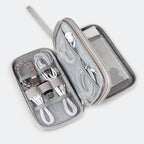 Travel Cable Organizer Bag – Waterproof Double-Layer Tech Case
